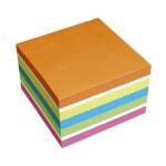 Rheita Haftnotizen-Würfel, Brillantmix, 75 x 75 mm,...