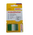 Indexe aus Folie im Spender, grün/transparent, 25 x...