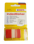 Rheita Indexe aus Folie im Spender, rot/transparent,  25...