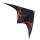 Elliot Drachen Buddy 123 x 55 cm schwarz/rot rtf