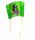 Elliot Drachen Pocket Kite Maulw. Tepp 76x50cm grün