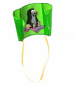 Elliot Drachen Mini Pocket Kite Maulw. Tepp 43x33cm grün