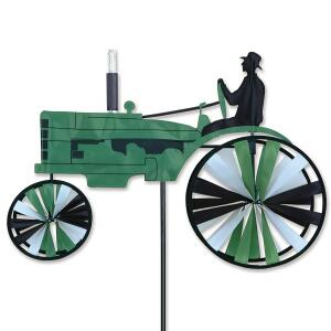 Elliot Windspiel Old Tractor grün Ø 25cm, 15x58x40cm H 90cm