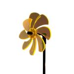 Elliot Lichtzauber Windrad 12 cm orange mit 100 cm Stab