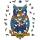 UNIDRAGON Charming Owl 15 x 26 cm 101 Teile Holz-Puzzle