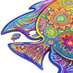 UNIDRAGON Shining Fish 40 x 31 cm 331 Teile Holz-Puzzle