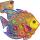 UNIDRAGON Shining Fish 40 x 31 cm 331 Teile Holz-Puzzle