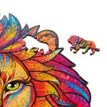 UNIDRAGON Mysterious Lion 19 x 24 cm 106 Teile Holz-Puzzle