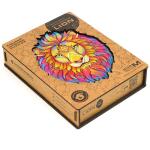 UNIDRAGON Mysterious Lion 19 x 24 cm 106 Teile Holz-Puzzle
