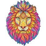 UNIDRAGON Mysterious Lion 31 x 40 cm 327 Teile Holz-Puzzle