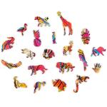 UNIDRAGON Mysterious Lion 31 x 40 cm 327 Teile Holz-Puzzle