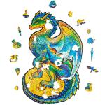UNIDRAGON Guarding Dragon 21 x 33 cm 183 Teile Holz-Puzzle