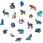UNIDRAGON Majestic Wolf 17 x 24 cm 99 Teile Holz-Puzzle