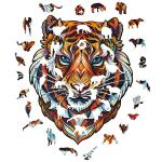 UNIDRAGON Lovely Tiger 19 x 24 cm 104 Teile Holz-Puzzle