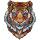 UNIDRAGON Lovely Tiger 25 x 32 cm 181 Teile Holz-Puzzle