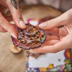 UNIDRAGON Mandala Reichtums 25 x 25 cm 200 Teile Holz-Puzzle