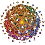 UNIDRAGON Mandala Reichtums 33 x 33 cm 350 Teile Holz-Puzzle
