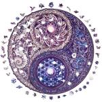 UNIDRAGON Mandala Gegensätz 25 x 25 cm 200 Teile...