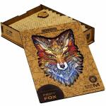 UNIDRAGON Fiery Fox 22 x 32 cm 197 Teile Holz-Puzzle