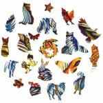 UNIDRAGON Fiery Fox 22 x 32 cm 197 Teile Holz-Puzzle