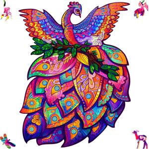 UNIDRAGON Fairy Bird 18 x 23 cm 107 Teile Holz-Puzzle