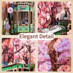TONECHEER Sakuras Travel Diorama 8 x 18 x 24,5 cm