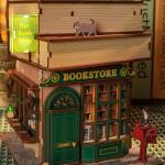 TONECHEER Time Bookstore Haus 15 x 14 x 24 cm