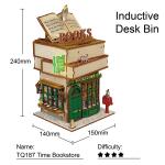 TONECHEER Time Bookstore Haus 15 x 14 x 24 cm