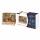 TONECHEER Magic Shop Haus 18 x 14,5 x 15,4 cm Licht+Musik