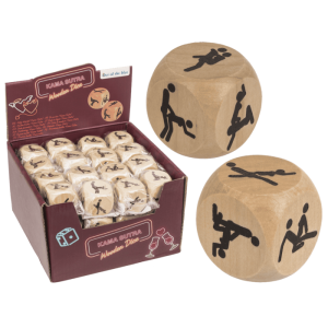 OOTB Holz-Würfel Kamasutra ca. 3 x 3 cm