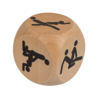 OOTB Holz-Würfel Kamasutra ca. 3 x 3 cm
