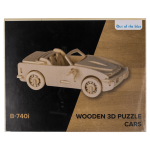 OOTB Naturholz-3D-Puzzle Autos ca. 4 x 15 cm