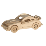 OOTB Naturholz-3D-Puzzle Autos ca. 4 x 15 cm