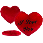 OOTB Rotes Jumbo-Plüschherz I love you