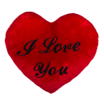 OOTB Rotes Jumbo-Plüschherz I love you