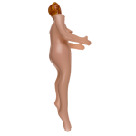 OOTB Aufblasbare Mini-Gummipuppe ca. 66 cm