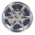OOTB Wanduhr Felge mit blauer LED D: ca. 27 cm
