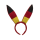 OOTB Plüsch-Haarreifen Bunny Deutschlandflagge