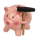 OOTB Spardose Schwein mit Hammer