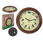 OOTB Wanduhr mit Vogelstimmen D: ca. 33 cm