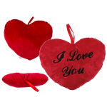 OOTB Rotes Plüschherz I love you ca. 26 cm