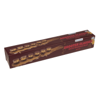 OOTB Shooter-Gläser 6er Set mit Holzlatte