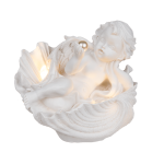 OOTB Liegender Engel mit Perle in Muschel & LED