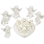 OOTB Sitzender Engel mit Perle ca. 5 cm