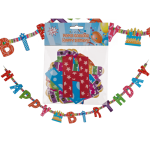 OOTB Papier-Girlande Happy Birthday L: ca. 155 m