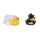 OOTB Quietsche-Enten Brautpaar 6 cm