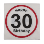 OOTB Papier-Servietten Happy Birthday - 30