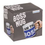 OOTB Becher I am the Boss ca. 13 x 11 cm