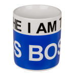 OOTB Becher I am the Boss ca. 13 x 11 cm