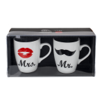 OOTB New Bone China-Becher Mr. & Mrs.